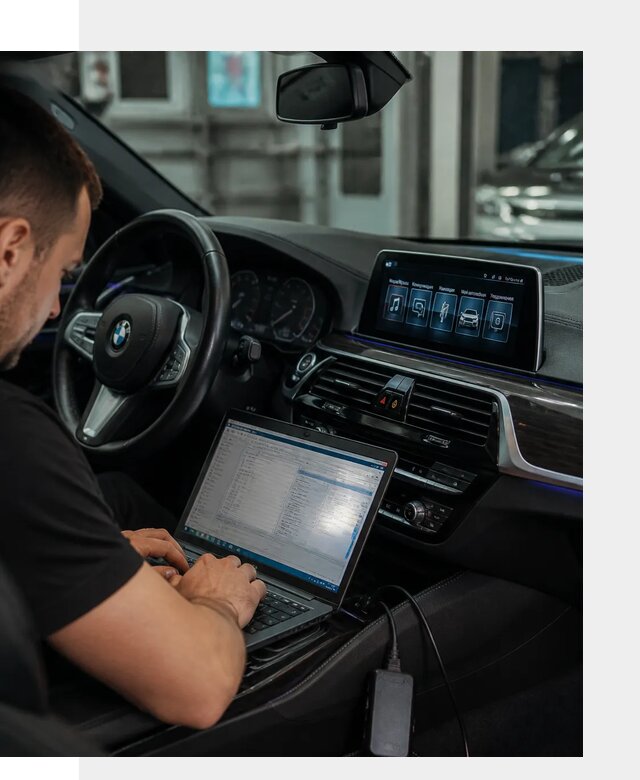 Русификация мультимедиа BMW для авто под ключ в Выборге