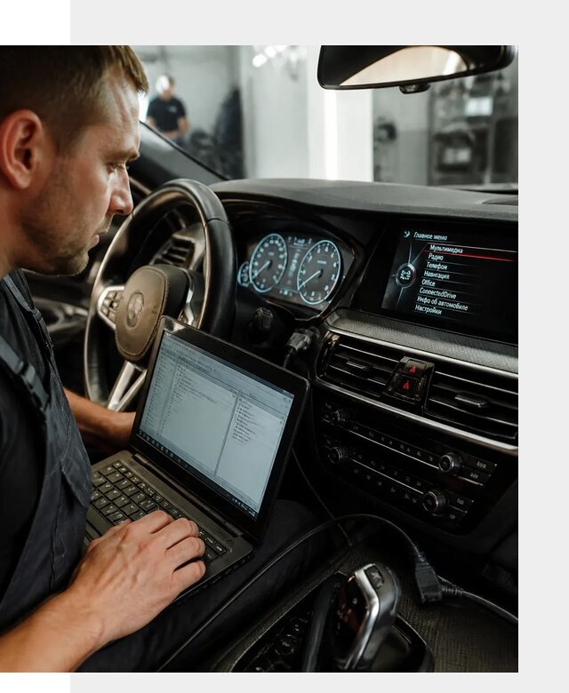 Русификация приборной панели BMW для авто в Выборге от компании