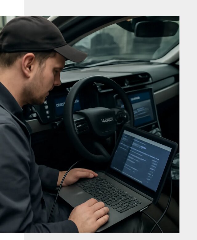 Профессиональная русификация автомобилей Lynk Co в Выборге