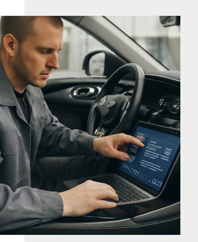 Русификация приборной панели автомобиля Lynk Co в Выборге