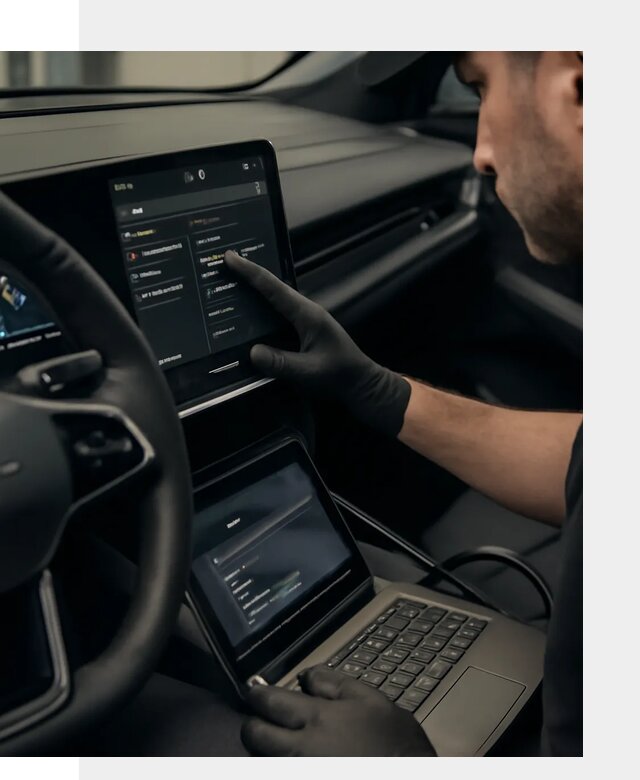 Русификация приборной панели Rising автомобиля в Выборге